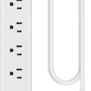 爪電源條,5 英尺(約 5 公尺)延長線突波保護器